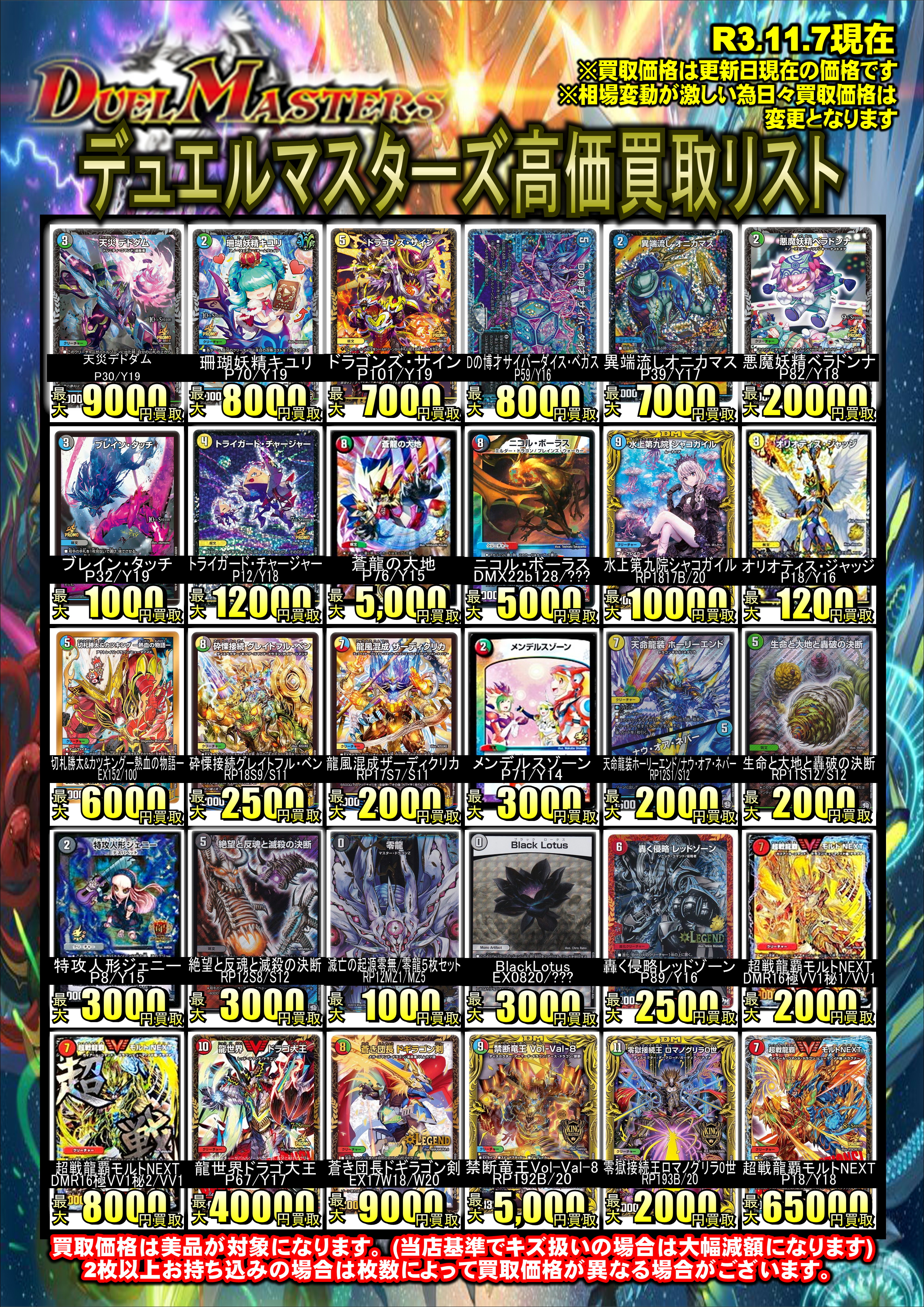 デュエルマスターズ最新買取情報！！！！！！！！！ | 千葉鑑定団中央店