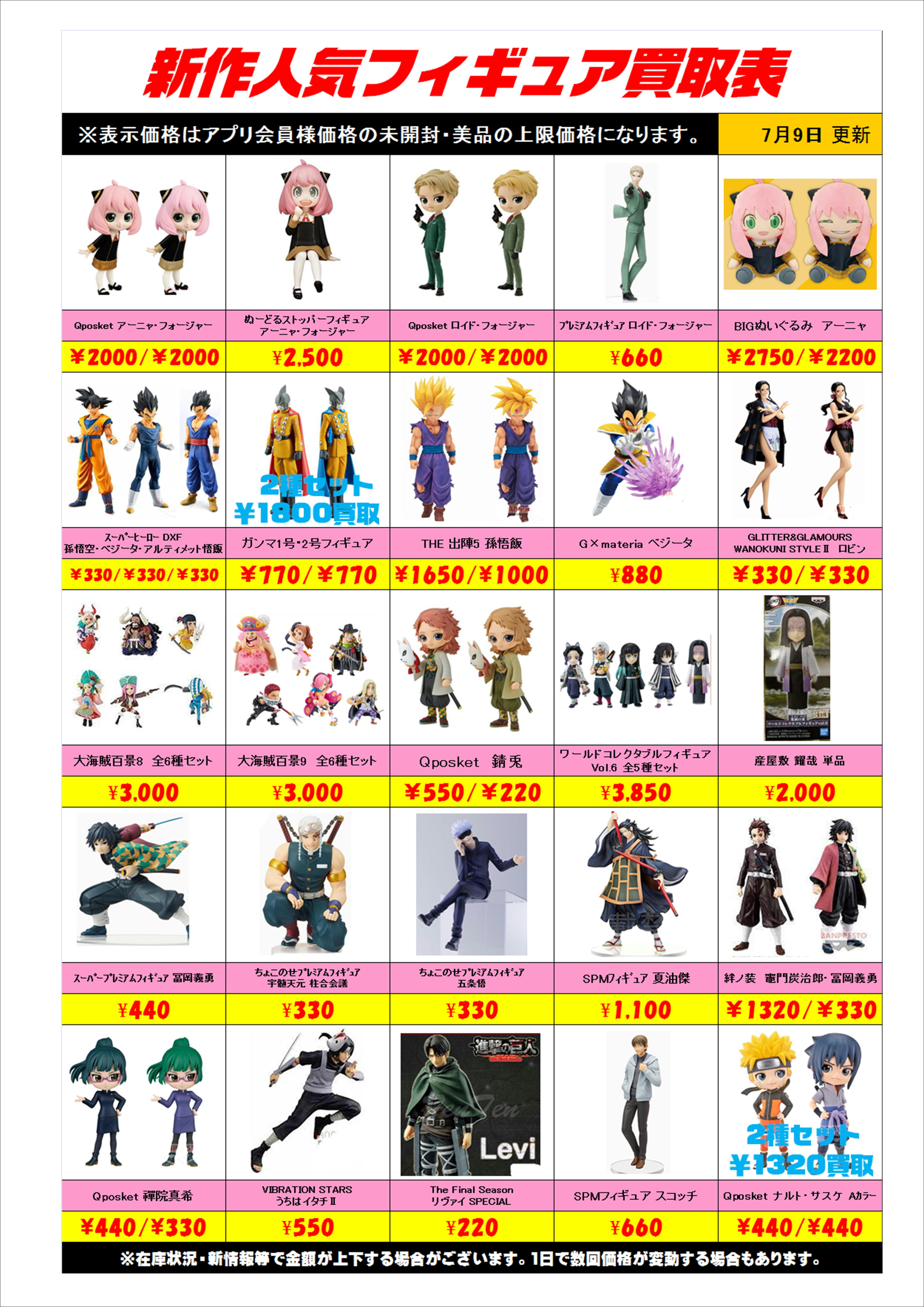 最新 人気 プライズフィギュア 7点セット まとめ売り 人気 最新 プライズフィギュア まとめ売り 20体セット プライズ