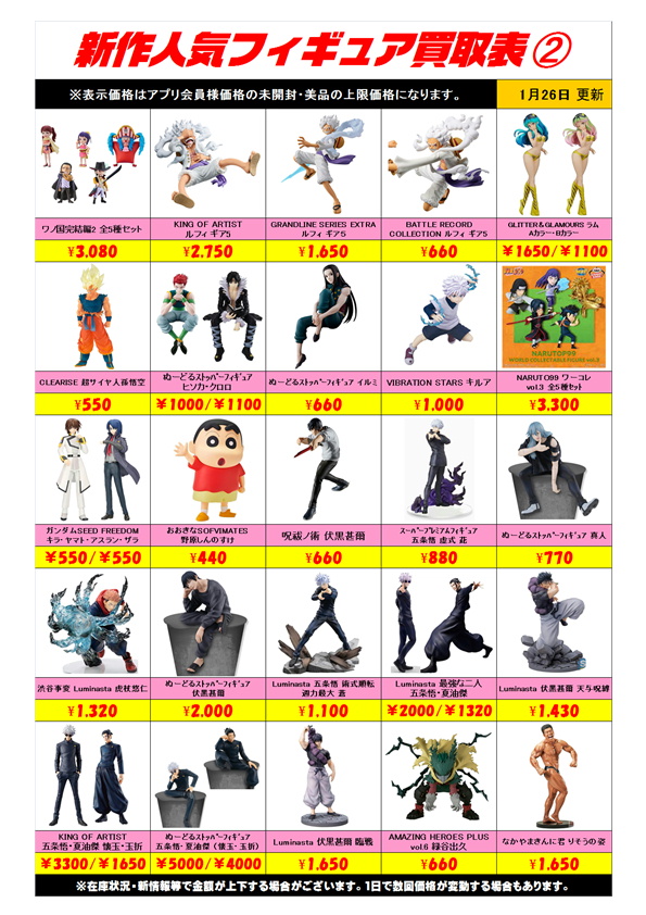 最新プライズフィギュア多数 15体まとめ売り - メルカリ - コミック 