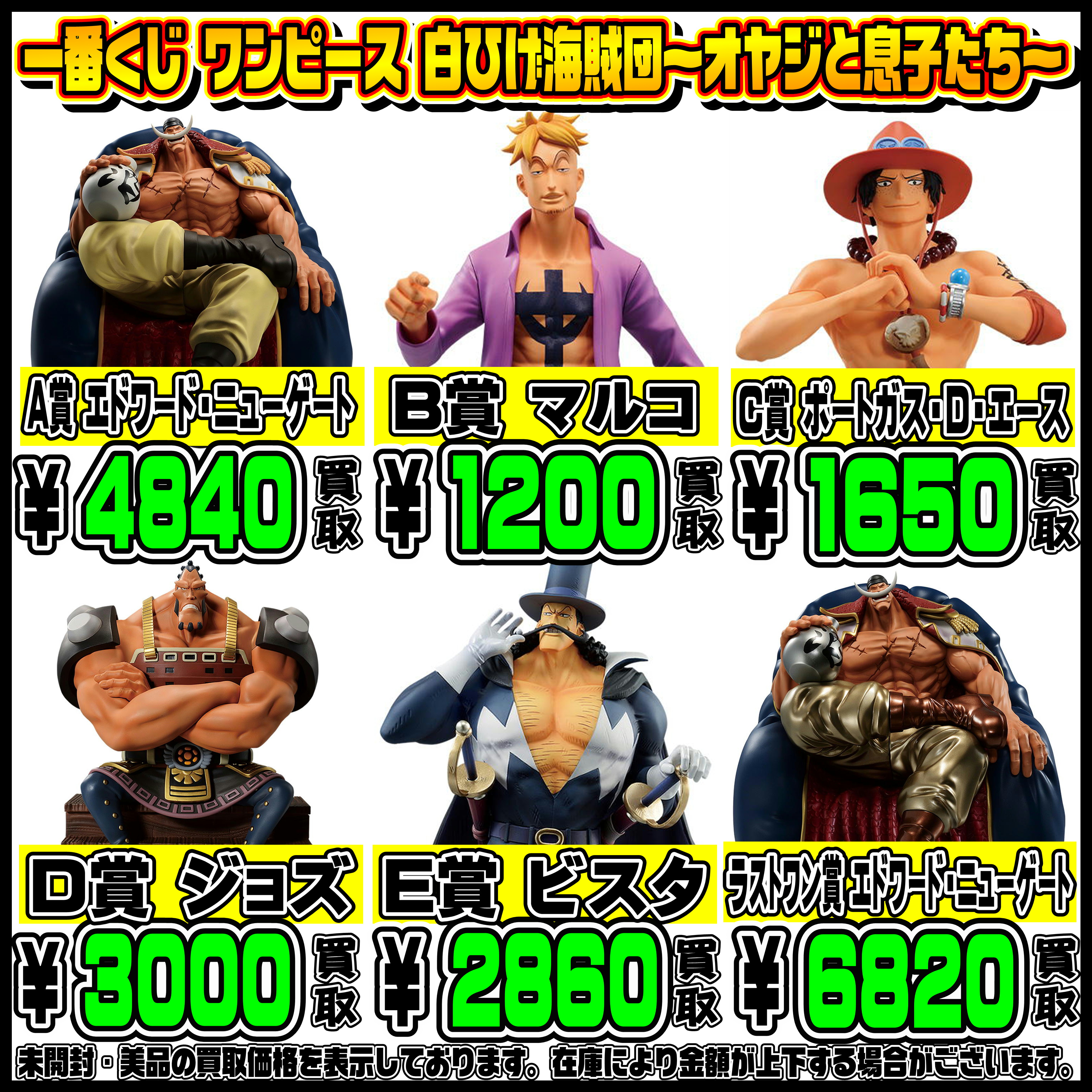 新作一番くじも高額買取実施中です！ 6/30～ ドラゴンボール・ニーア 