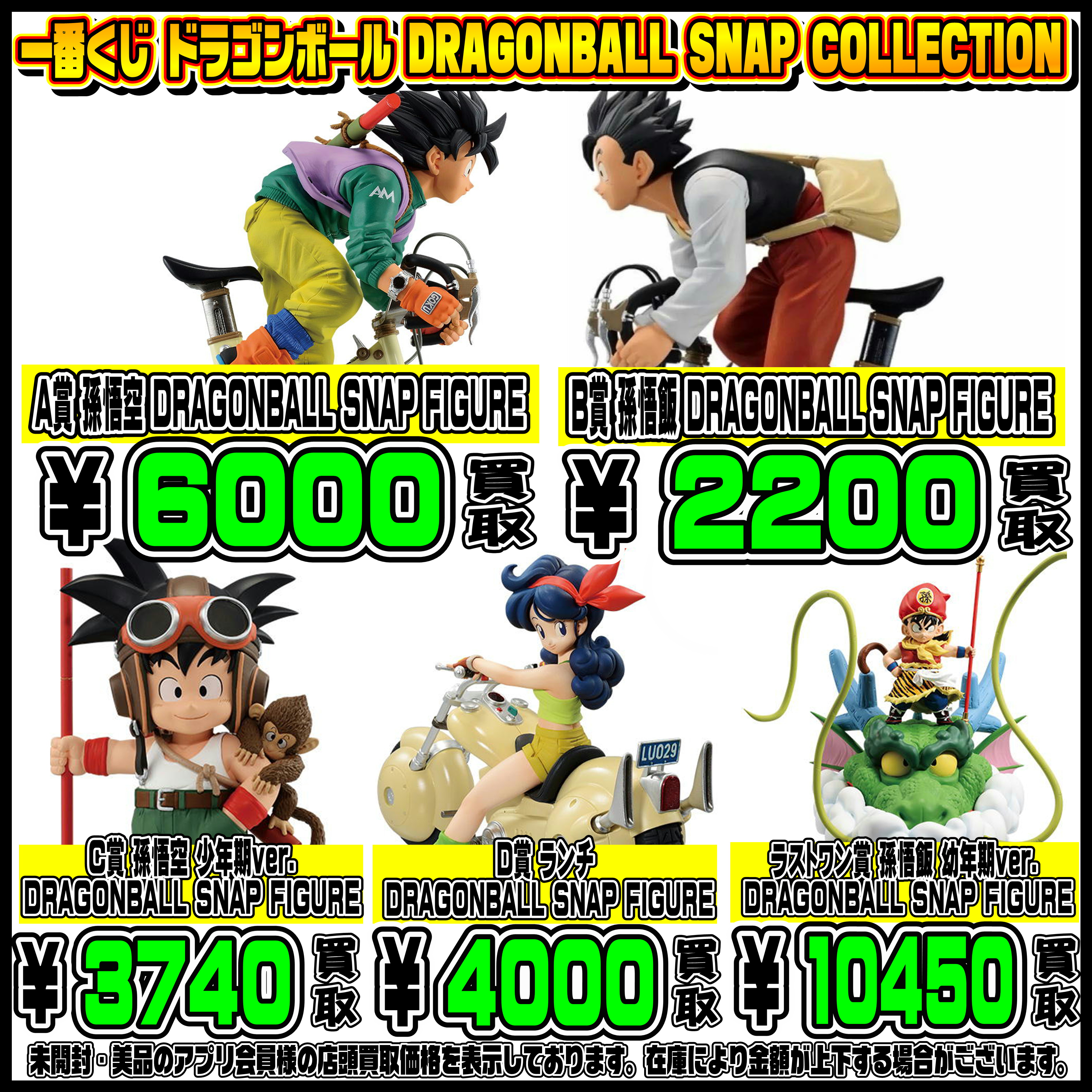 新作一番くじ買取リスト更新しました！ 9/28～ デジモン 