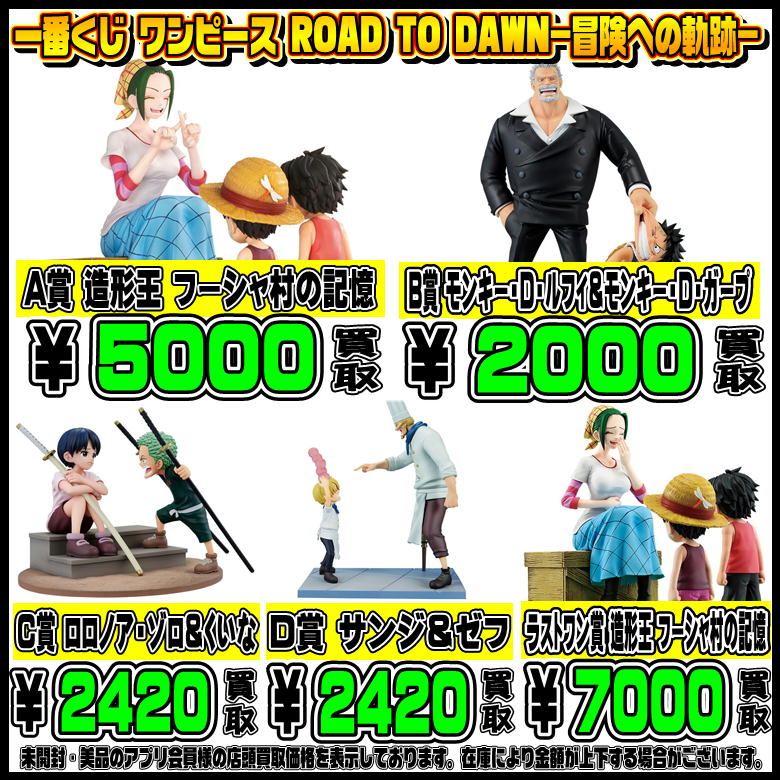 一番くじワンピースROAD TO DAWN〜冒険への軌跡〜D賞Revible