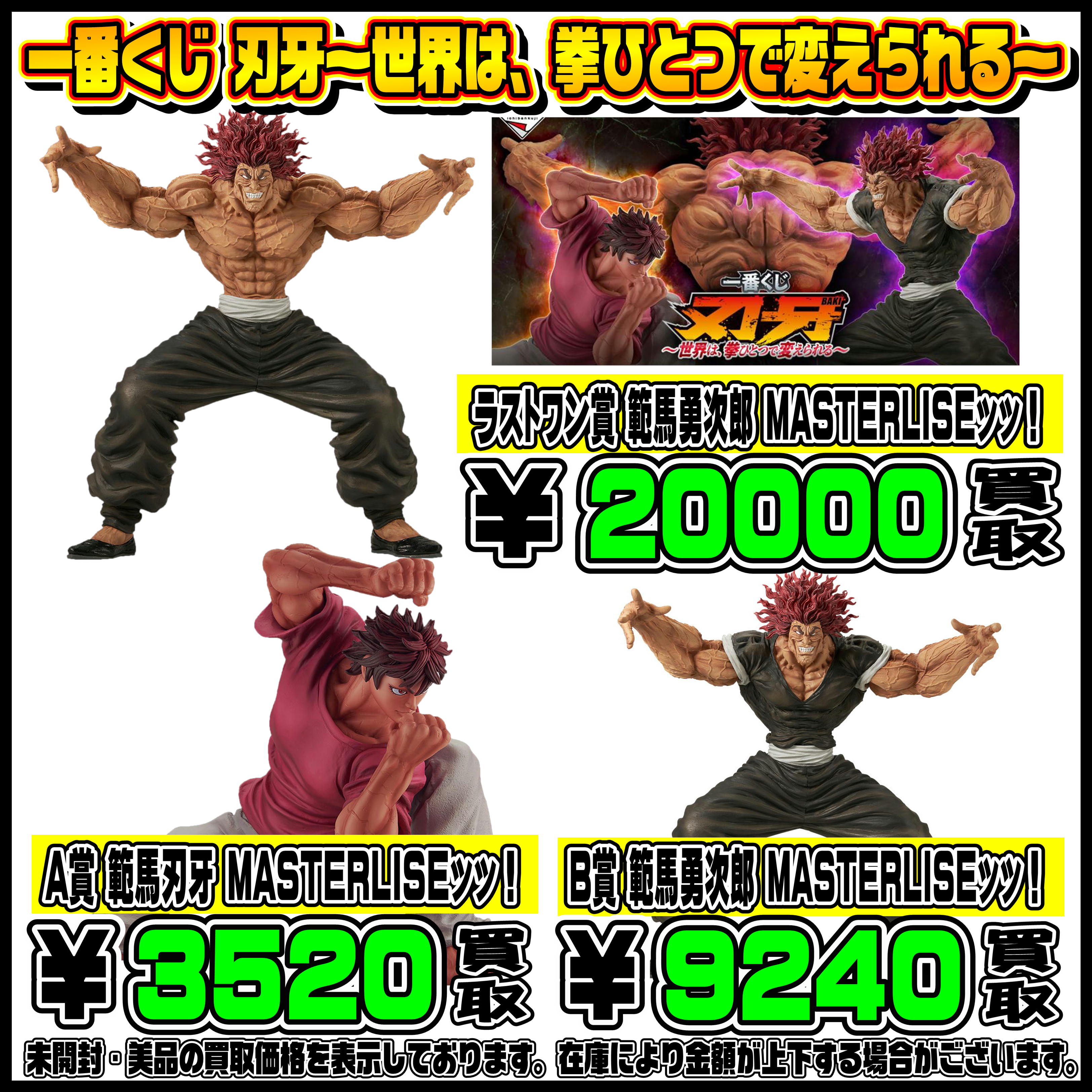 新作一番くじ買取リスト更新しました！ 6/21～ 学マス・リゼロ 