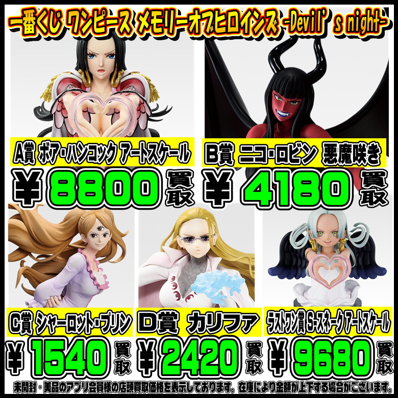 新作一番くじ買取リスト更新しました！ 11/2～ ドラゴンボール 