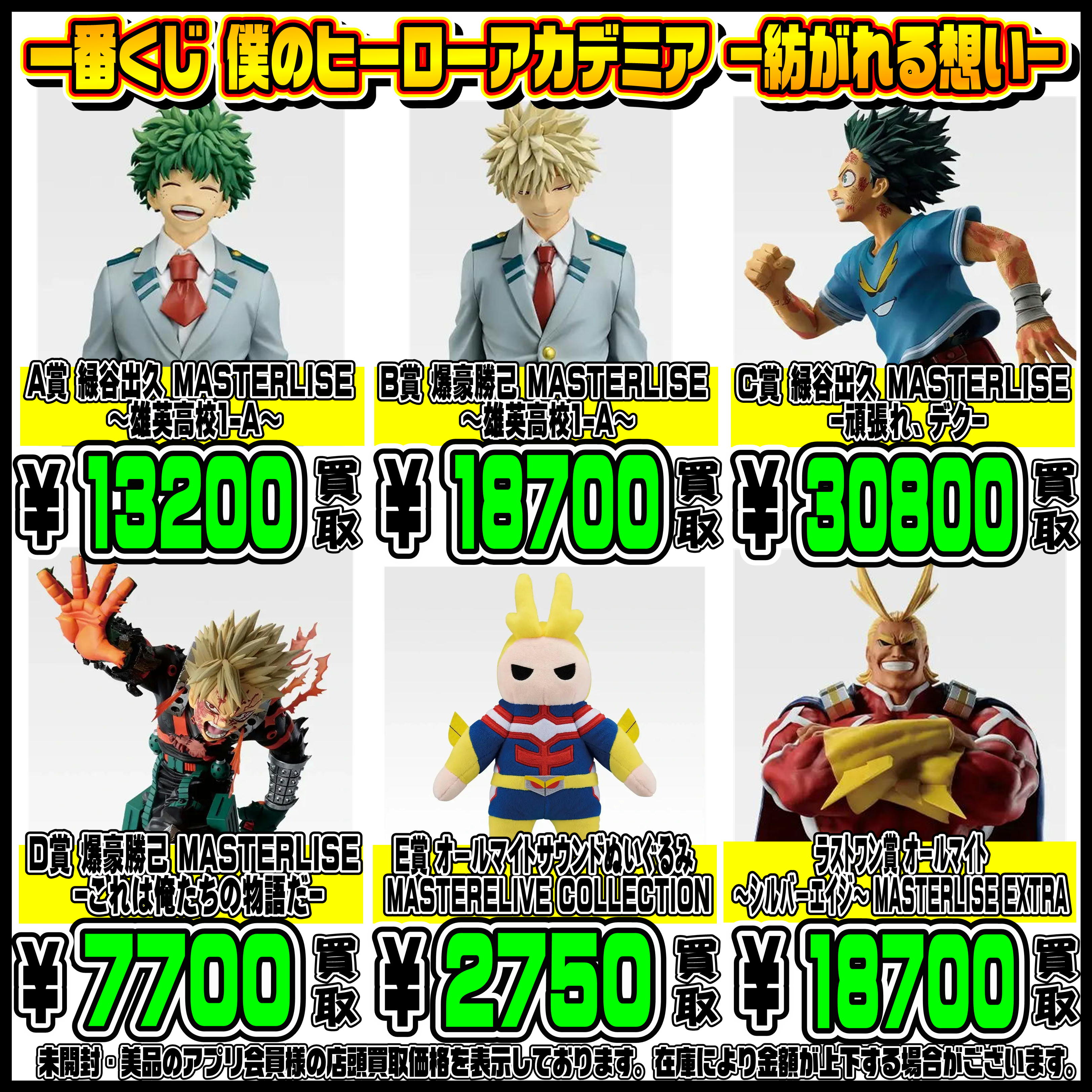 一番くじ 僕のヒーローアカデミア -更に向こうへ- ラストワン賞 A賞 一