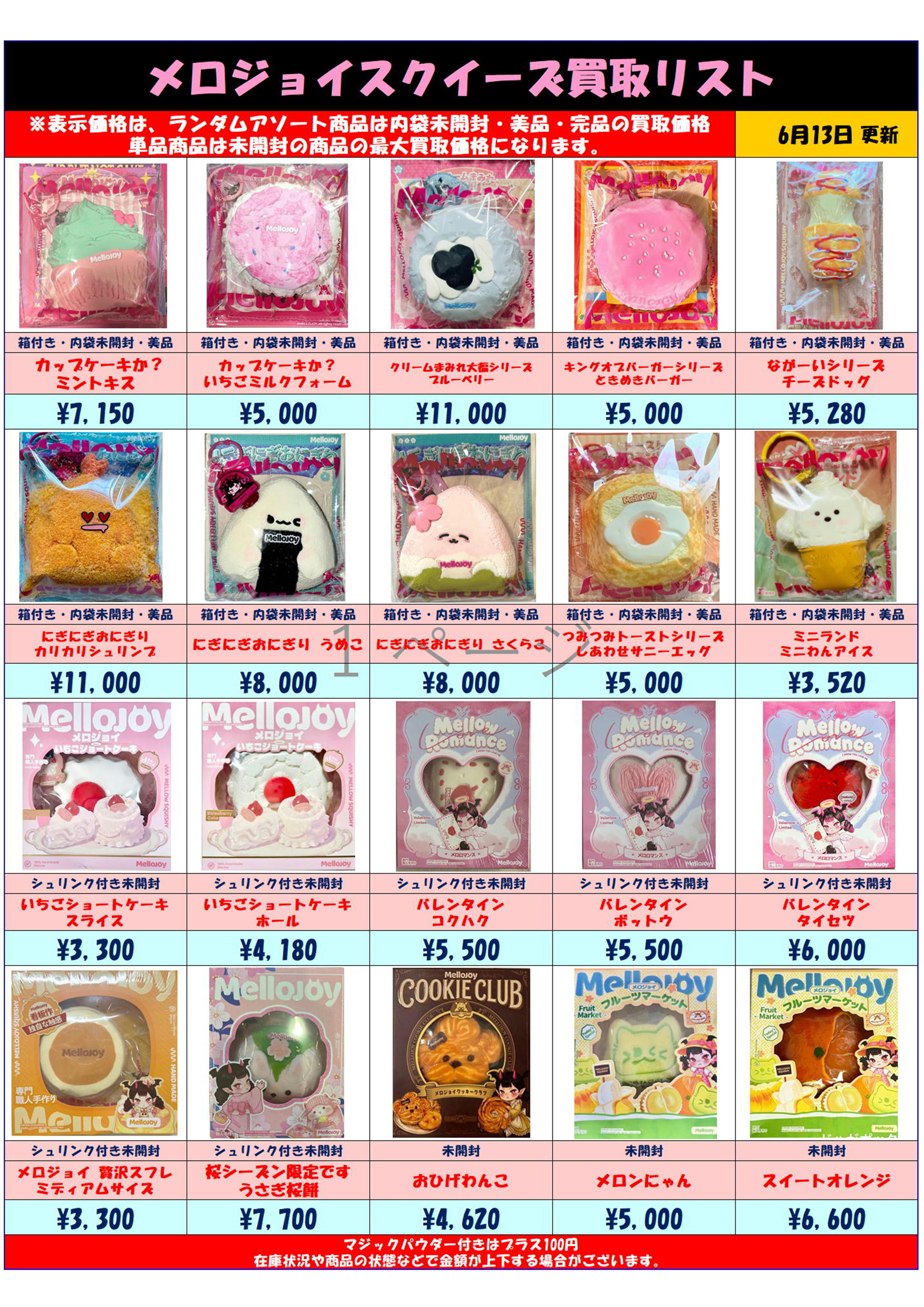MelloJoy メロジョイスクイーズ 超高額買取実施中です！ 6/13～ | 千葉 